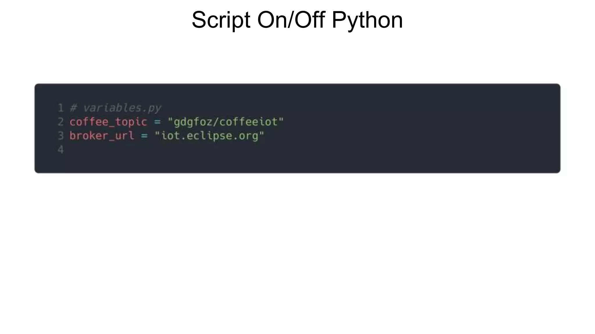 Script On/Off Python
 