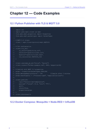 Mqtt Security.pdf MQTT: Comprehensive Guide to Protocol, Architecture, and Security | PDF