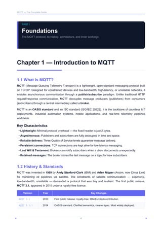 Mqtt Security.pdf MQTT: Comprehensive Guide to Protocol, Architecture, and Security | PDF