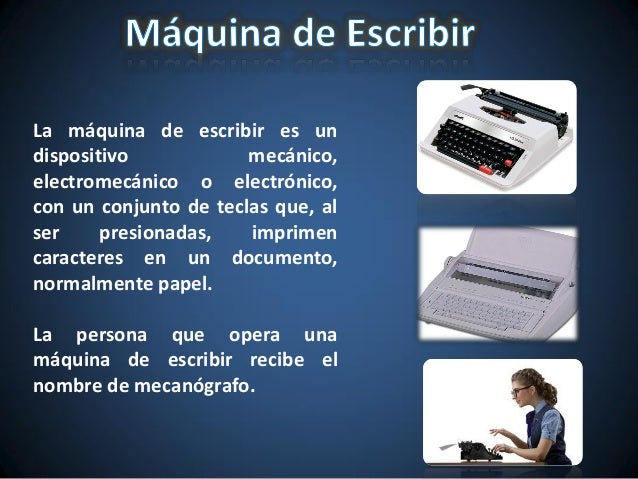 Máquina de escribir y mecanografía digital