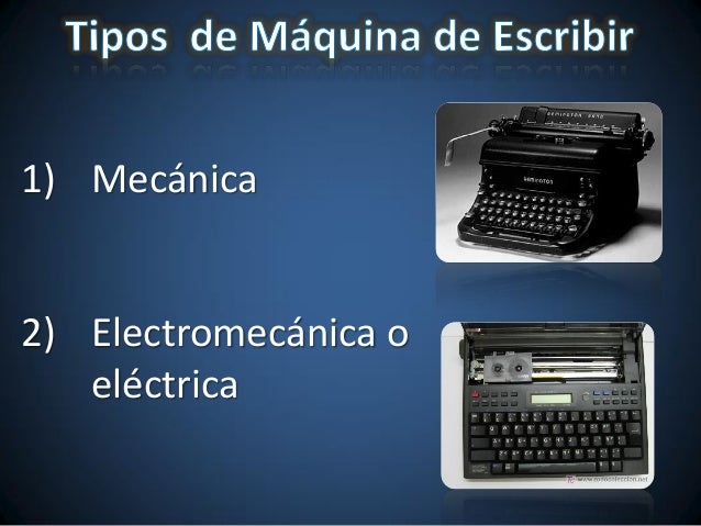 Diferencias Entre La Maquina De Escribir Y La Computadora / Diferencias