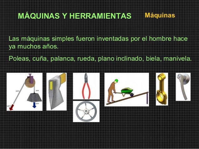 Máquinas y herramientas