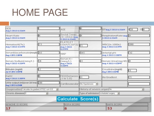 apache 2 score calculator
