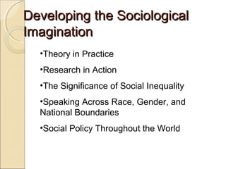 Historical setting in which Sociology appeared as a discipline. | PPT