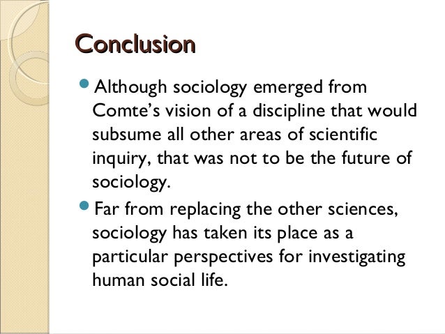 the development of sociology as a discipline Course summary: this course is intended to provide key elements of the development of sociology as a discipline to students with previous introductory knowledge. the development of sociology as a discipline Course summary: this course is intended to provide key elements of the development of sociology as a discipline to students with previous introductory knowledge.