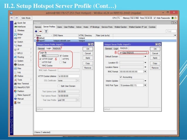 Mikrotik Hotspot User Manager