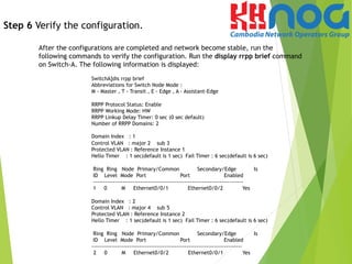 Pos Rrpp Rapid Ring Protection Protocol (RRPP) | PDF