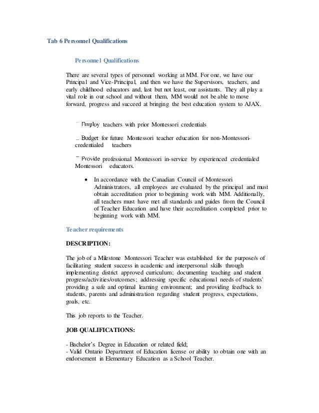 Kindergarten montessori work plan picture