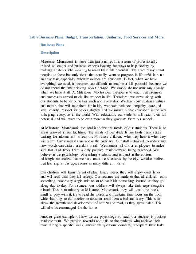 Montessori school guidelines image