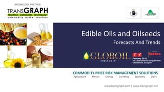 KNOWLEDGE PARTNER
Edible Oils and Oilseeds
Forecasts And Trends
 