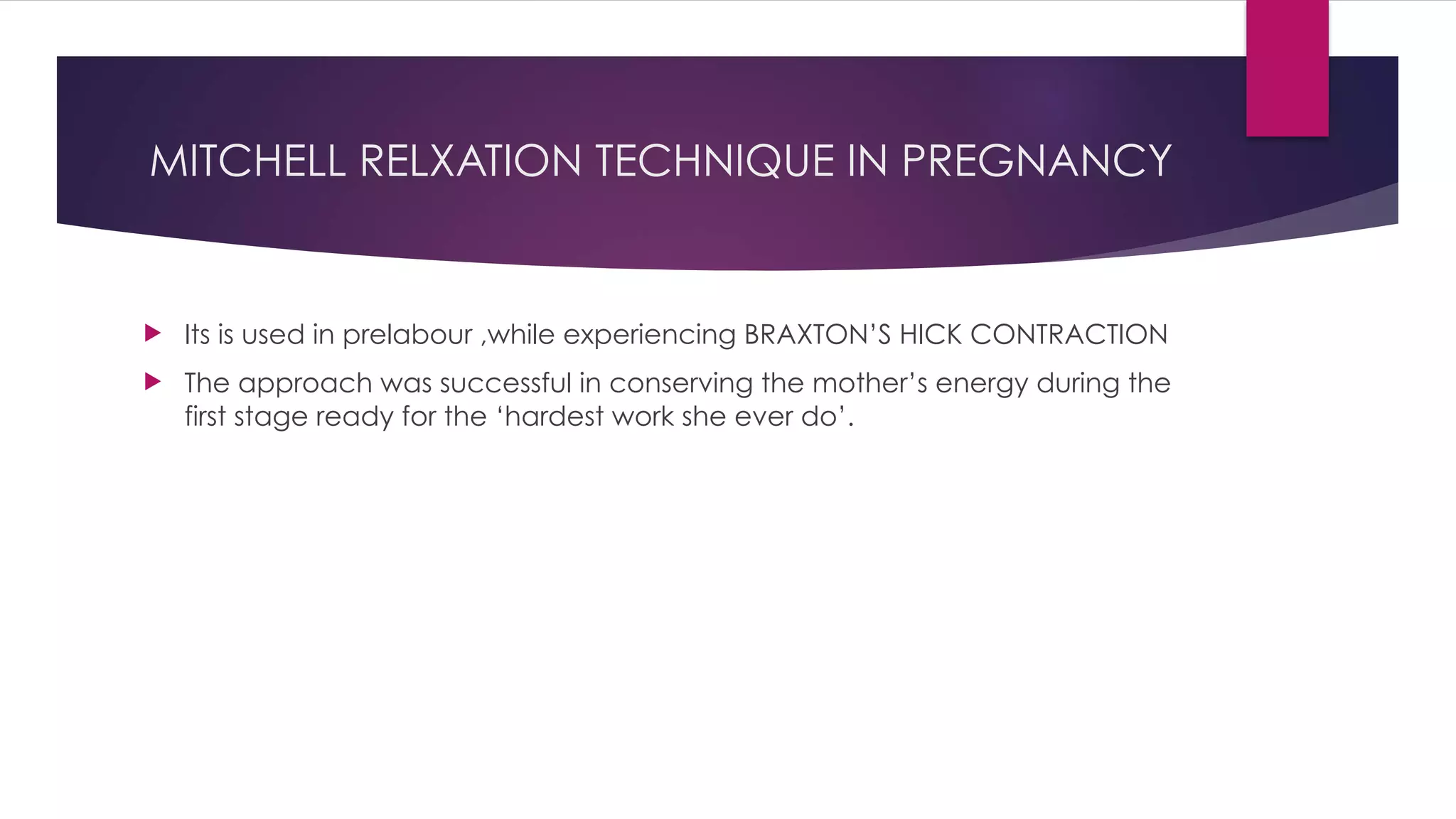 MITCHELL’S RELAXATION TECHNIQUE | PDF