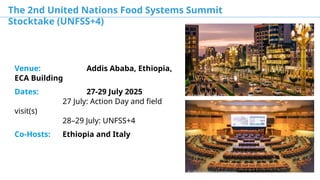 Unfss Briefing on the upcoming UNFSS +4 Stocktake | PPTX