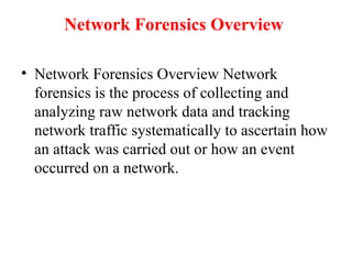 Network Forensics: Concepts, Methodologies, Tools, and Legal ...