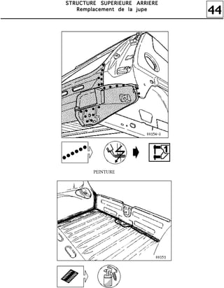 44
SSSSTTTTRRRRUUUUCCCCTTTTUUUURRRREEEE SSSSUUUUPPPPEEEERRRRIIIIEEEEUUUURRRREEEE AAAARRRRRRRRIIIIEEEERRRREEEE
RRRReeeemmmmppppllllaaaacccceeeemmmmeeeennnntttt ddddeeee llllaaaa jjjjuuuuppppeeee
PEINTURE
 