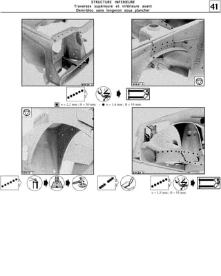 41
SSSSTTTTRRRRUUUUCCCCTTTTUUUURRRREEEE IIIINNNNFFFFEEEERRRRIIIIEEEEUUUURRRREEEE
TTTTrrrraaaavvvveeeerrrrsssseeeessss ssssuuuuppppéééérrrriiiieeeeuuuurrrreeee eeeetttt iiiinnnnfffféééérrrriiiieeeeuuuurrrreeee aaaavvvvaaaannnntttt
DDDDeeeemmmmiiii----bbbblllloooocccc ssssaaaannnnssss lllloooonnnnggggeeeerrrroooonnnn ssssoooouuuussss ppppllllaaaannnncccchhhheeeerrrr
e = 2,2 mm ; H = 50 mm - e = 1,4 mm ; H = 55 mm
e = 1,5 mm ; H = 55 mm
 