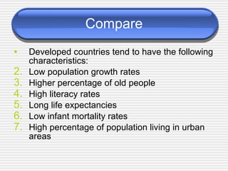Mr. d. developed and developing countries | PPT