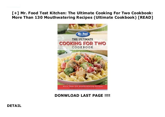 Mr. Food Test Kitchen: The Ultimate Cooking For Two ...