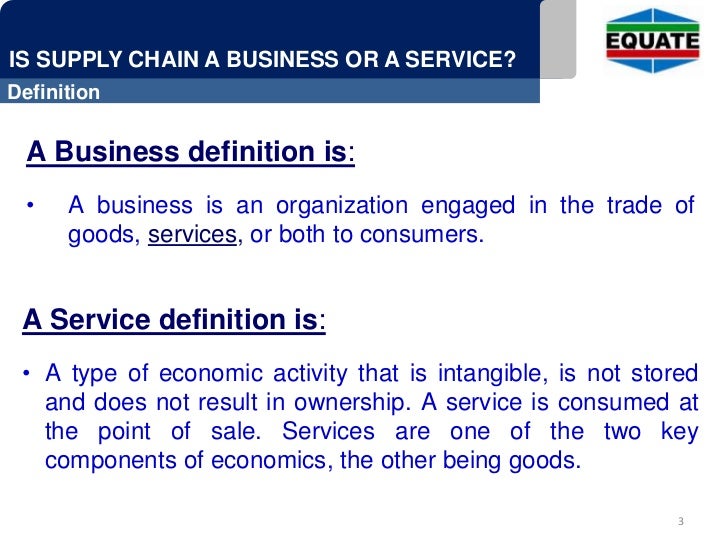Mr. Salah Al Kharraz supply chain a business or a service