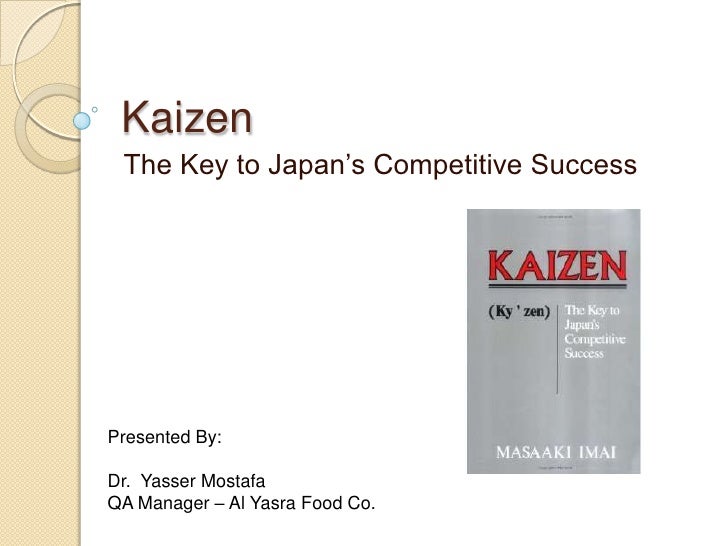 Mr Yasser Mostafa Kaizen The Key To Japans Competitive Success - 