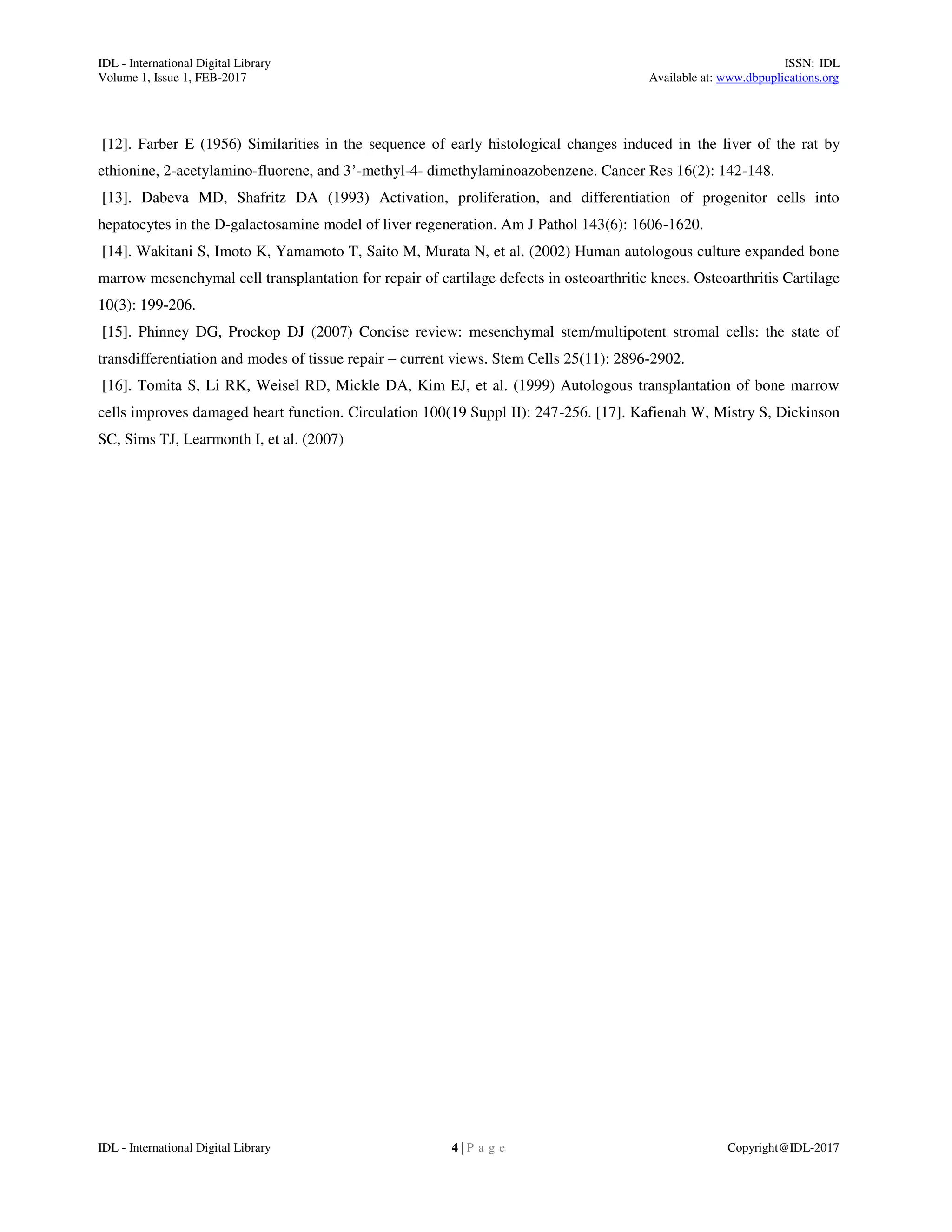 Stem Cell Therapy in Liver Cirrhosis | PDF