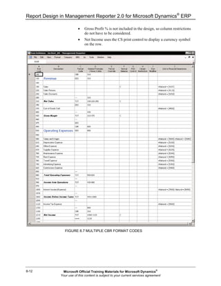 Mr20 enus 08-Report Design in Management Reporter 2.0 for Microsoft ...