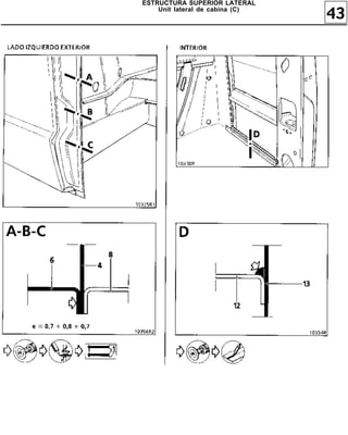 ESTRUCTURA SUPERIOR LATERAL
    Unit lateral de cabina (C)
                                 43
 