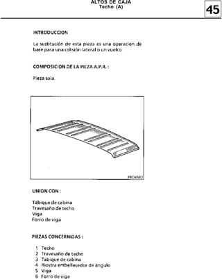 ALTOS DE CAJA
   Techo (A)
                45
 