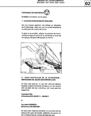 MEDIOS DE LEVANTAMIENTO
Elevador con toma bajo casco
                               02
 