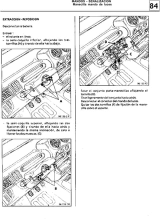 84
MANDOS - SEÑALIZACION
Manecilla mando de luces
 