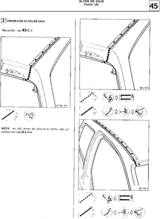45
ALTOS DE CAJA
Techo (A)
 