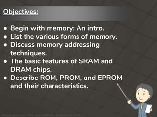 Semiconductor Memory | PPTX
