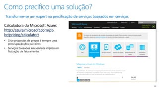 Como precifico uma solução?
22
 