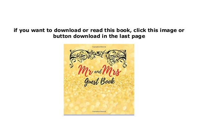 Download P D F Library Mr And Mrs Guest Book Mebage Book Inspiratio