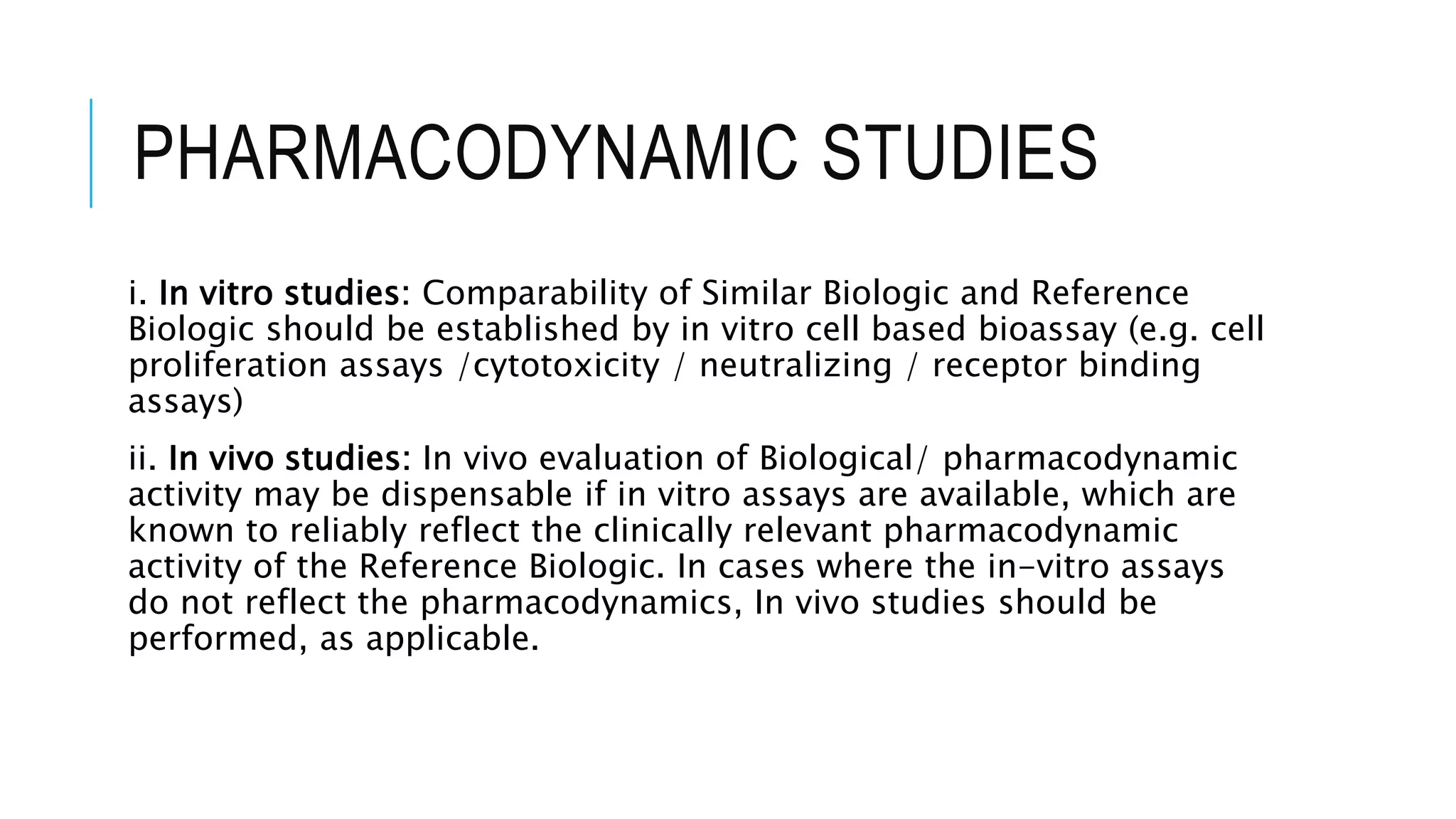 Regulatory aspects of Biologics in India | PPTX