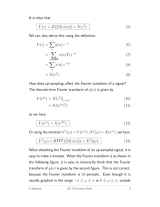 Comprehensive Guide to Multirate Signal Processing Techniques and ...