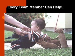 Every Team Member Can Help!
 