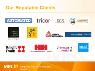 Our Reputable Clients Manpower Resource Computing Limited 