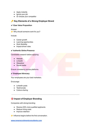 MRC- Influence Is the New Competitive Advantage in Recruitment | PDF