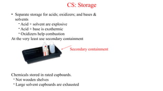 Storing Acids Comprehensive Guide to Good Laboratory Practices: Safety and Quality ...