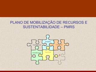 PLANO DE MOBILIZAÇÃO DE RECURSOS E
     SUSTENTABILIDADE – PMRS
 