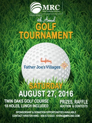 MRC 2016 Golf Tournament