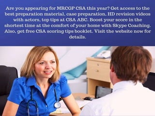 Gp Csa Rag Form MRCGP CSA - CSA ABC | PPT