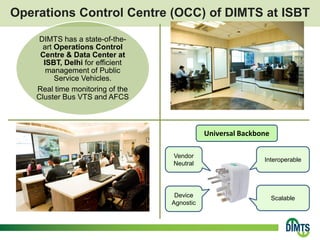 Dimts ITS Implementation in Public Transport Companies - Delhi Cluster Bus ...