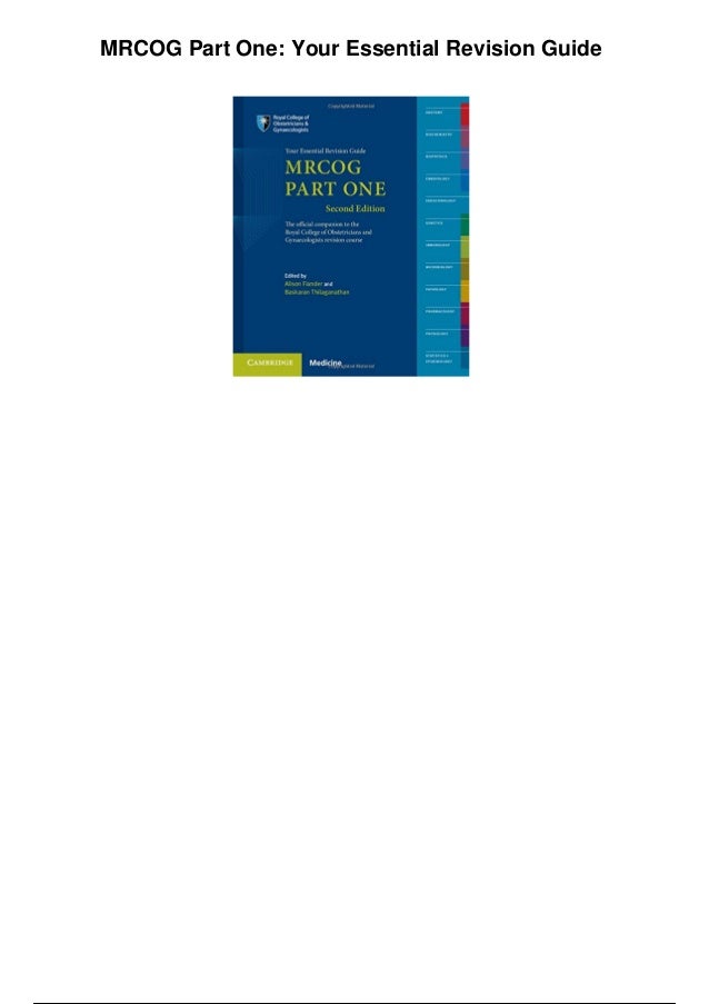 Your Essential Revision Guide Mrcog