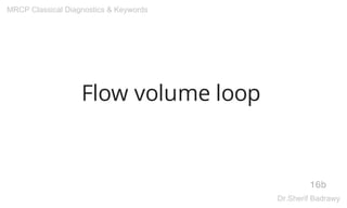 Flow volume loop
16b
MRCP Classical Diagnostics & Keywords
Dr.Sherif Badrawy
 