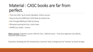 Casc Book mrcpsych journey.pptx