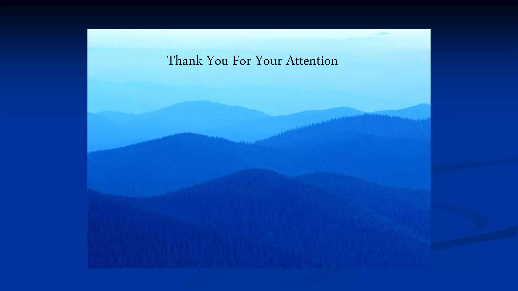 Thank You For Your Attention
 
