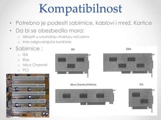 Slanje i kontrola
• Pre slanje, dva adaptera treba da se
slože oko:
o
o
o
o
o
o

Maksimalne veličine grupe podataka
Količini podataka pre prijema
Vremanskom intervalu između slanja grupa podataka
Vremenu pre slanja potvrde
Količini podataka koju može da primi kartica
Brzina prenosa podataka

 