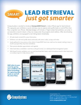CompuLEAD Smart Lead Retrieval App