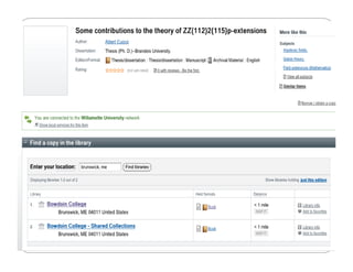 Using date in collaboration: Experiences from the Maine Shared Collections Strategy